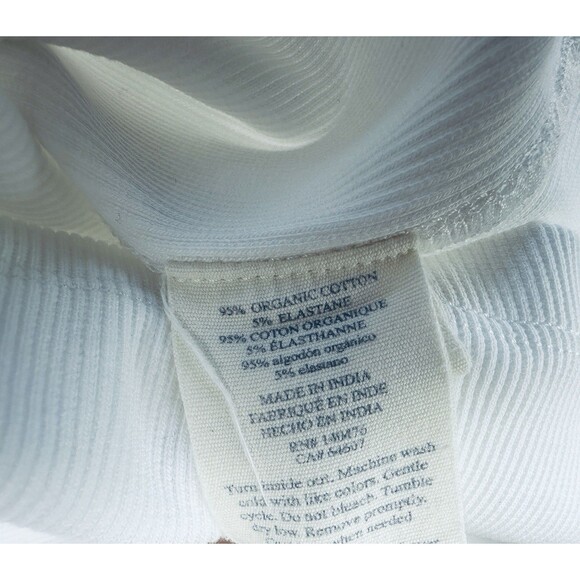 Faherty Sunwashed Rib Tank White Women’s XL Classic Clean Girl Preppy Quality - Picture 11 of 12
